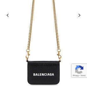 Balenciaga cash mini wallet on chain